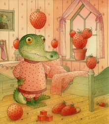 Strawberry Day, 2006 (wc på papper)